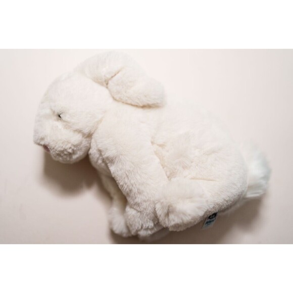Jellycat White Bunny Rabbit Plush 7" Sitting Pink Nose Easter Lovey Ivory Cream - Picture 2 of 11